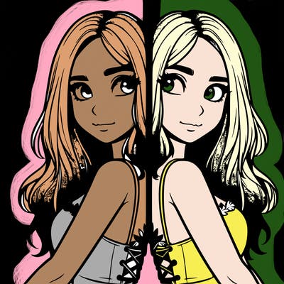 a realistic girl split