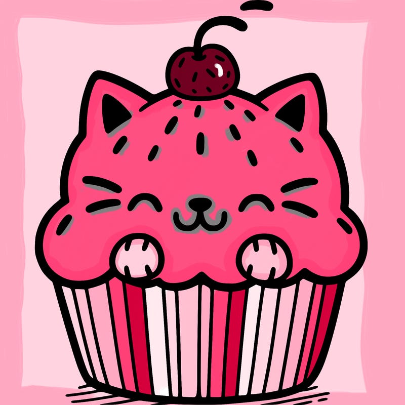 cat cupcake