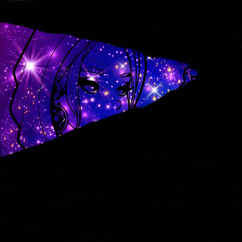 a realistic girl, spray painting