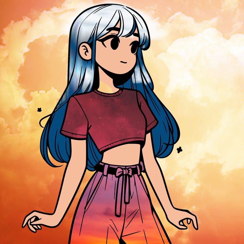 girl in a cute crop top