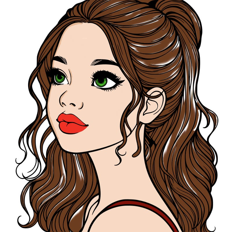 beautiful realistic girl