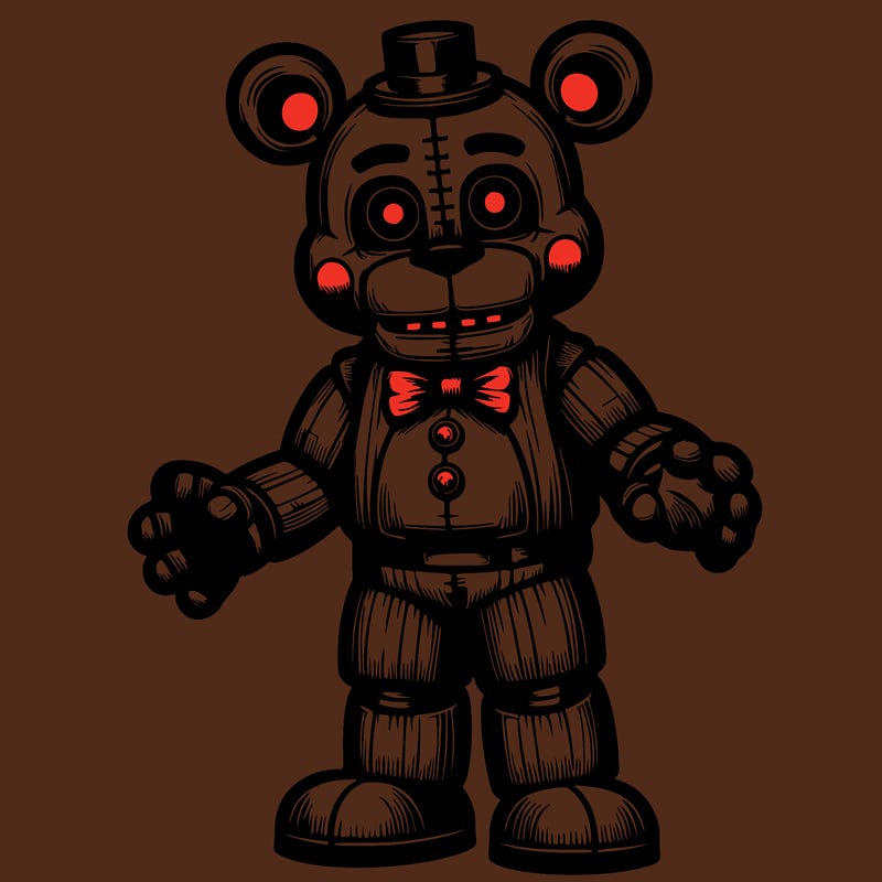 creepy bear animatronic