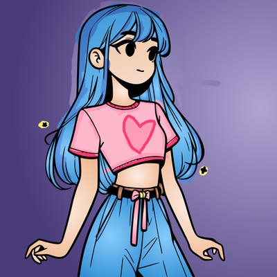 girl in a cute crop top