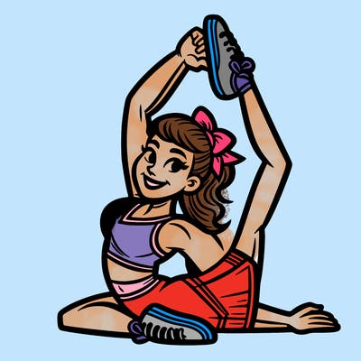 flexible cheerleader
