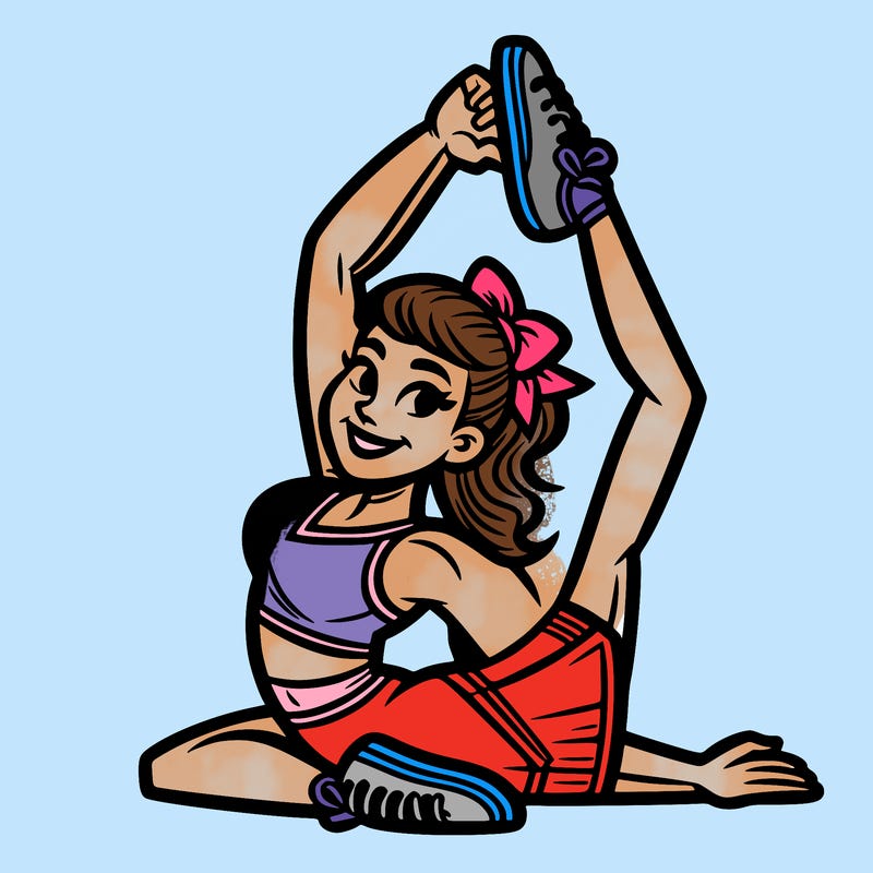 flexible cheerleader