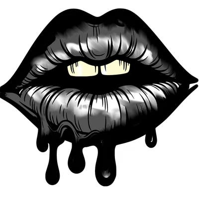 lips that look realistic and drip