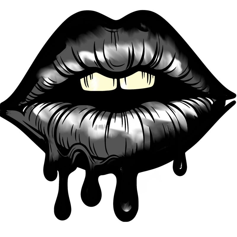 lips that look realistic and drip