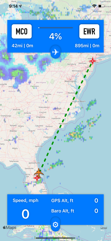Inflight Map - Travel App | MWM