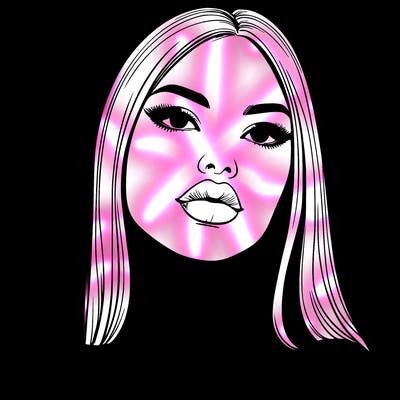 realistic woman with full lips