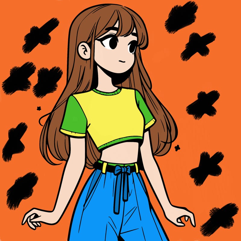 girl in a cute crop top