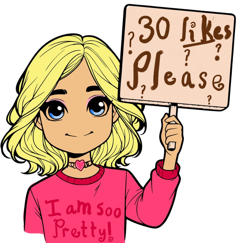 realistic girl holding up a sign