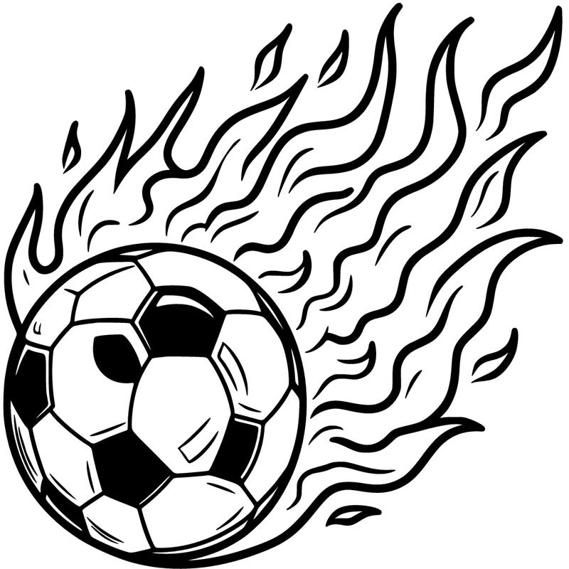 fire soccer ball