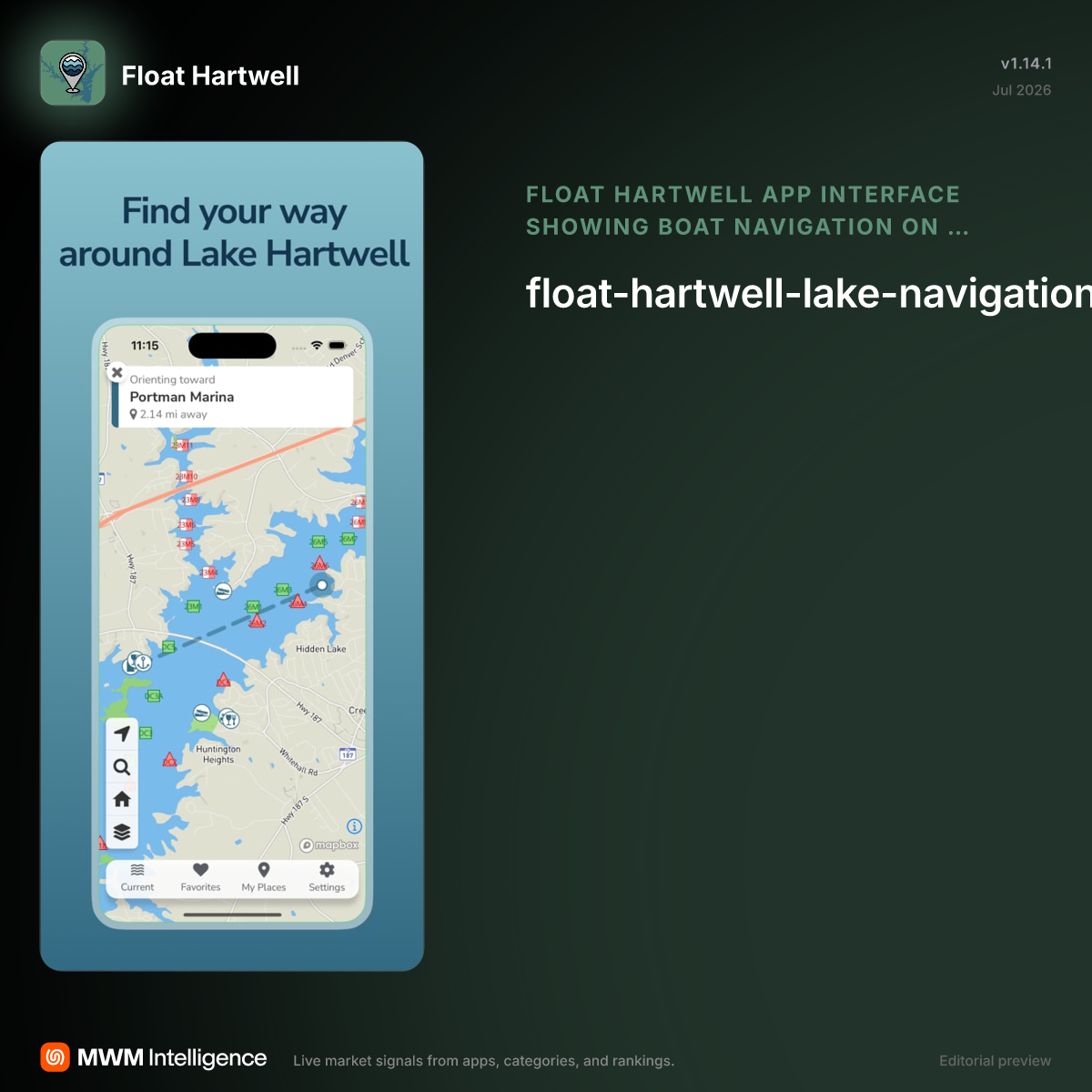 Float Hartwell - Navigation App | MWM