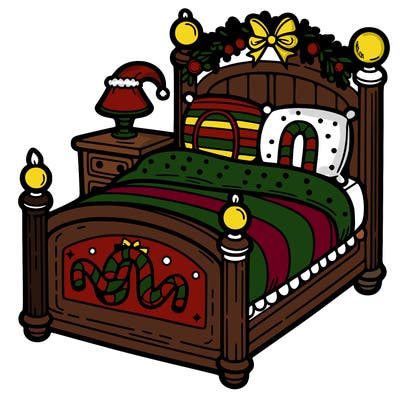 christmas bed