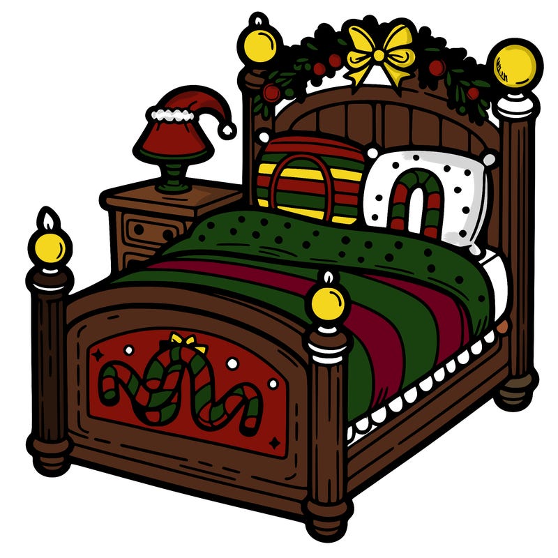 christmas bed