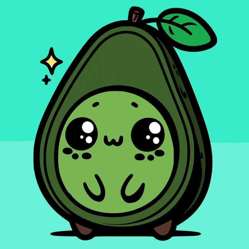cute avocado