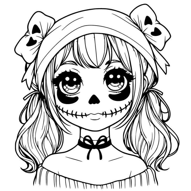 realistic girl halloween