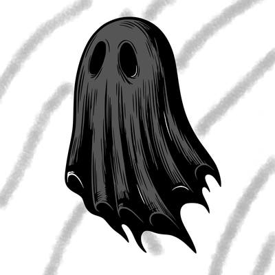 realistic creepy ghost