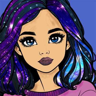 realistic girl whith cute eyes