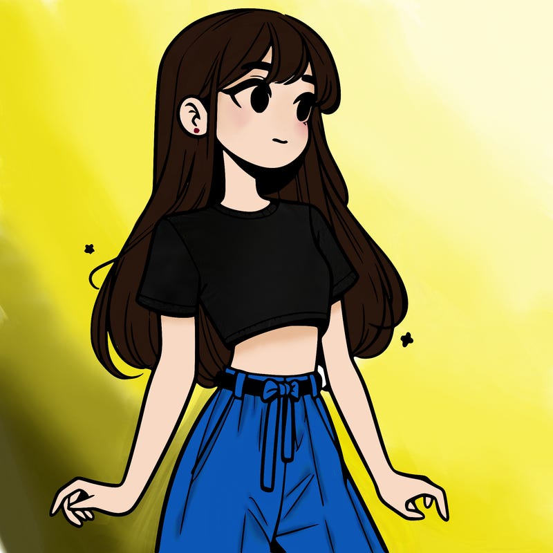 girl in a cute crop top