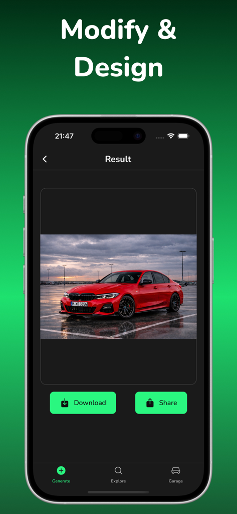 AI Car Designer & Modify - Graphics & Design App | MWM