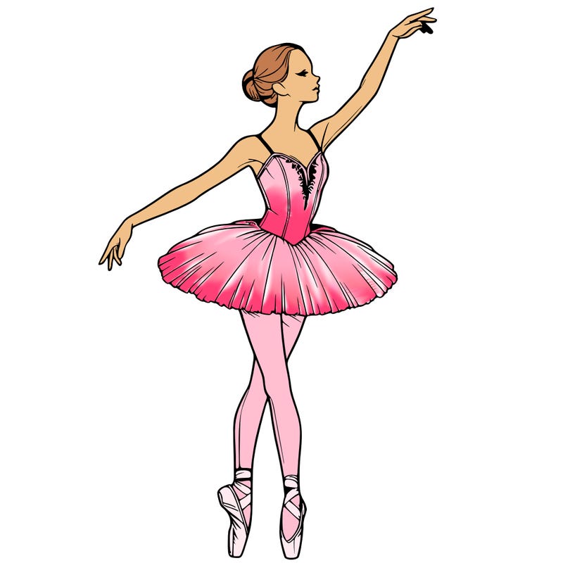 realistic ballerina
