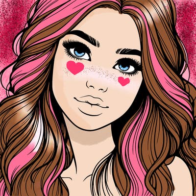 beautiful realistic girl