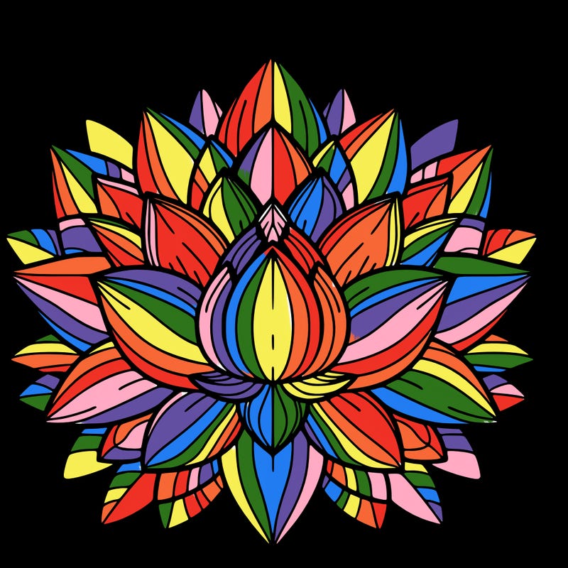 lotus flower mandala