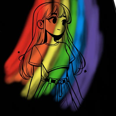 girl in a cute crop top