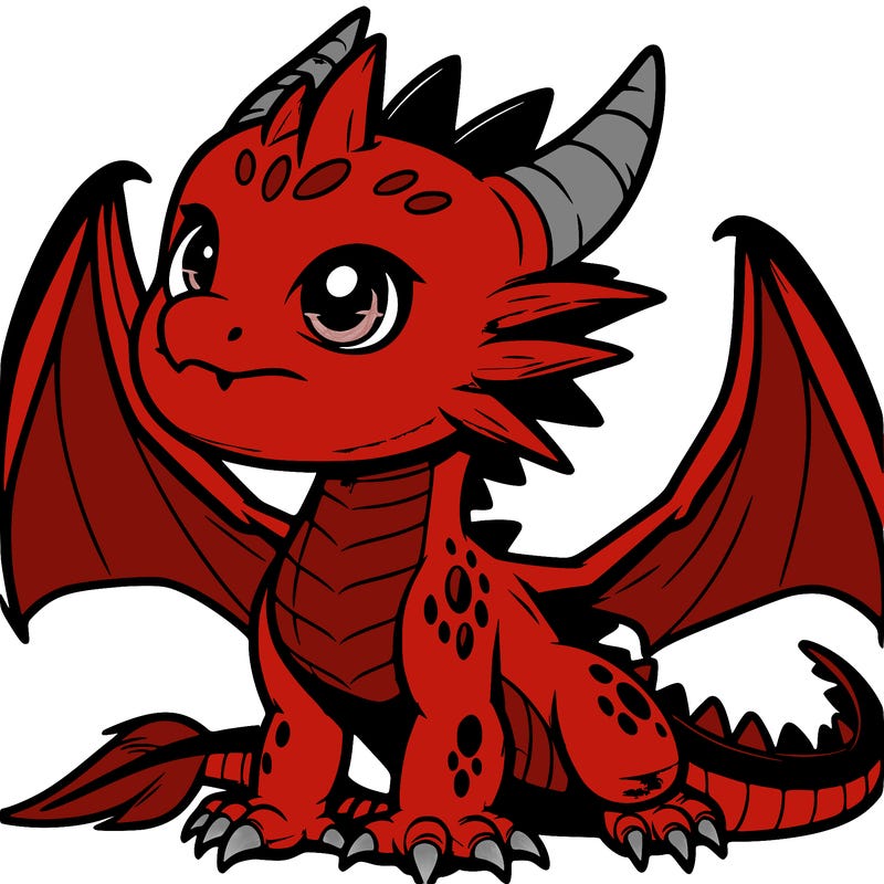 fierce baby night dragon