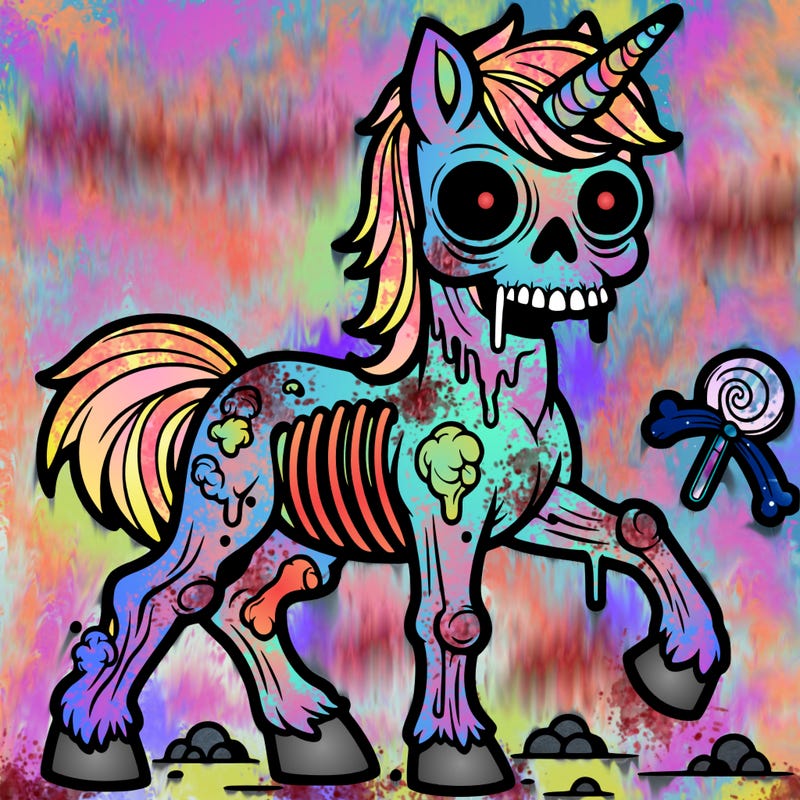 zombie unicorn
