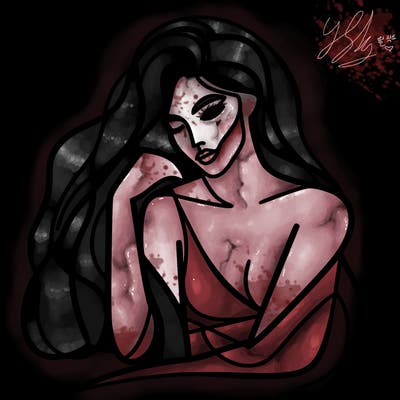 abstracted woman