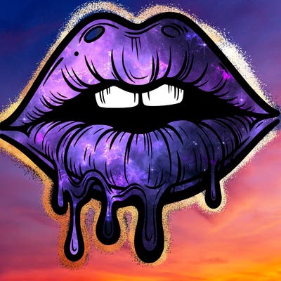 lips that look realistic and drip