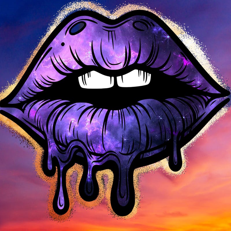 lips that look realistic and drip