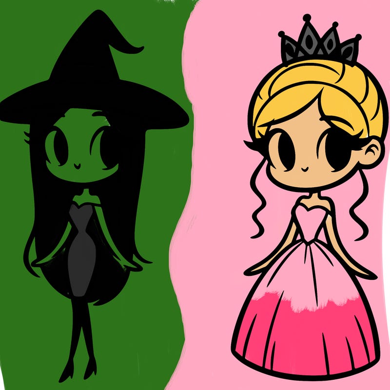 elphaba and glinda