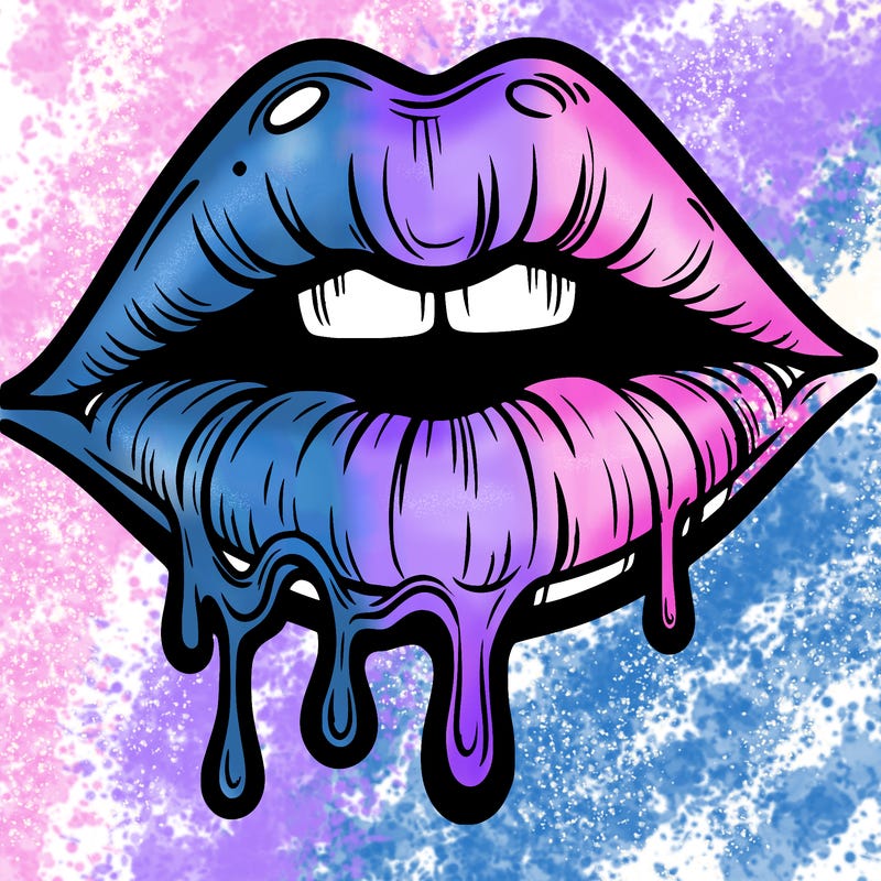 lips that look realistic and drip