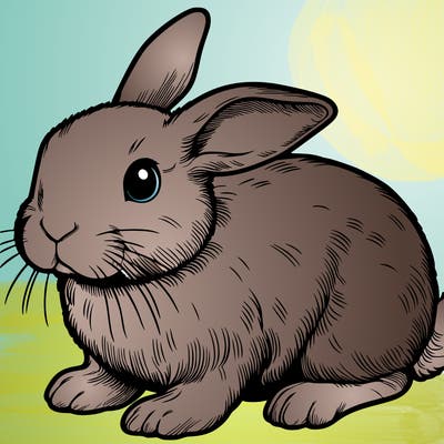 realistic bunny