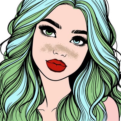 beautiful realistic girl