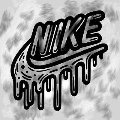 drippy nike logo