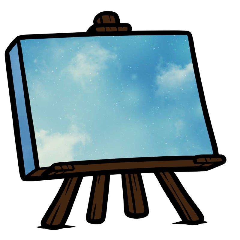 blank canvas
