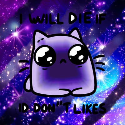 a cat that will die if we don’t get 10 likes