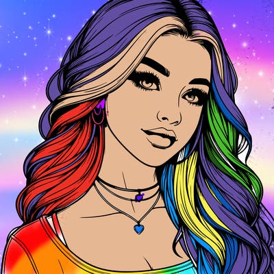 detailed realistic girl