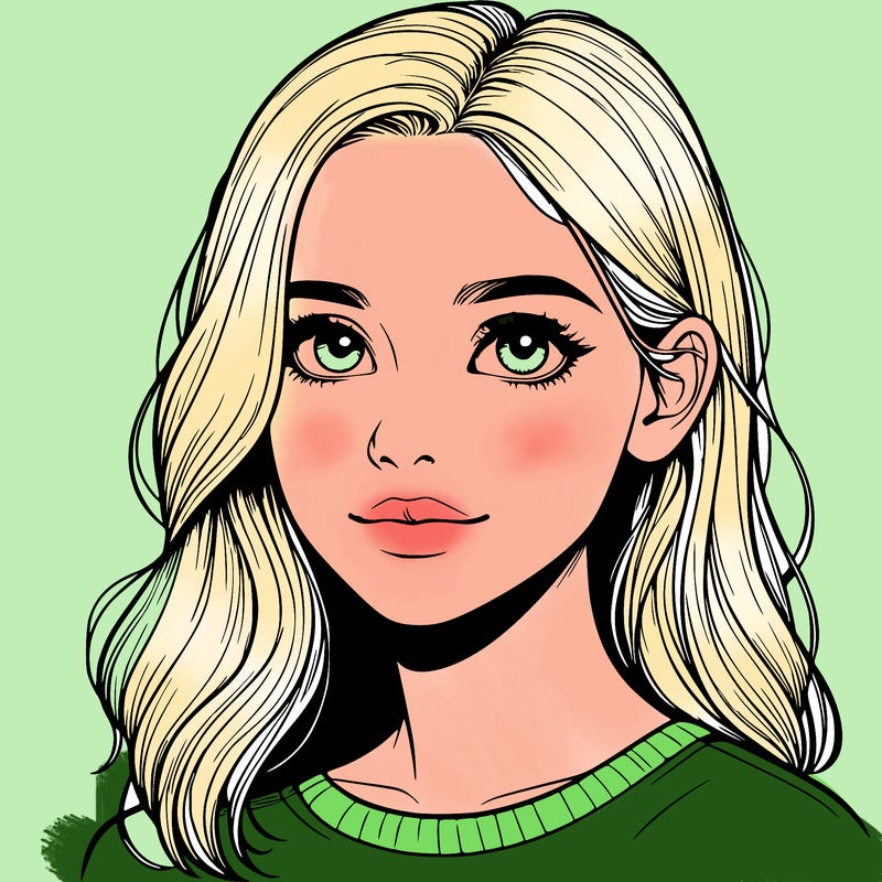 realistic portrait girl