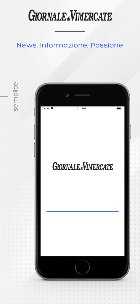 Il Giornale di Vimercate - Il Giornale di Vimercate news app loading screen on a smartphone
