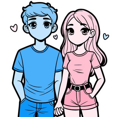 boyfriend and girlfriend