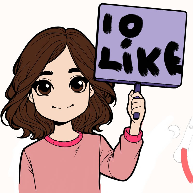 realistic girl holding up a sign