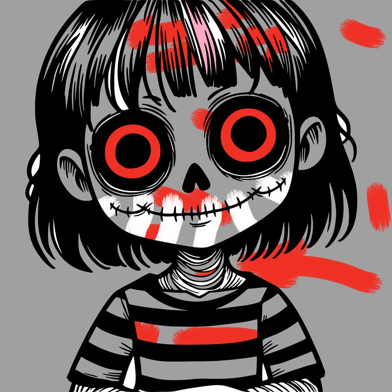 creepy girl