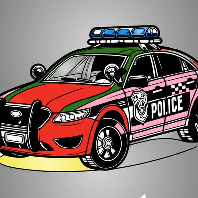 police car