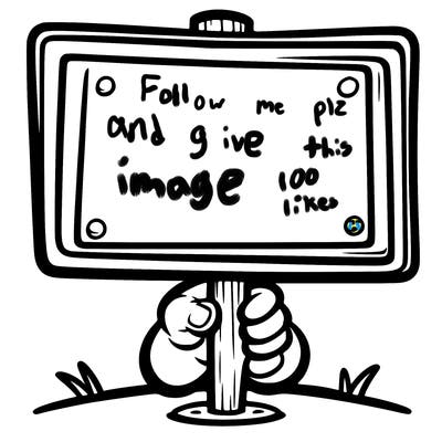 blank sign