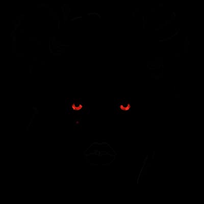 realistic girl with two buns on her hair and lips